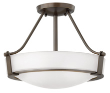 Hinkley 3220OB-WH - Medium Semi-Flush Mount