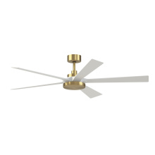 Fanimation FPD8564BS - TorchAire 64 inch Indoor/Outdoor Ceiling Fan with LED CCT Select Light Kit