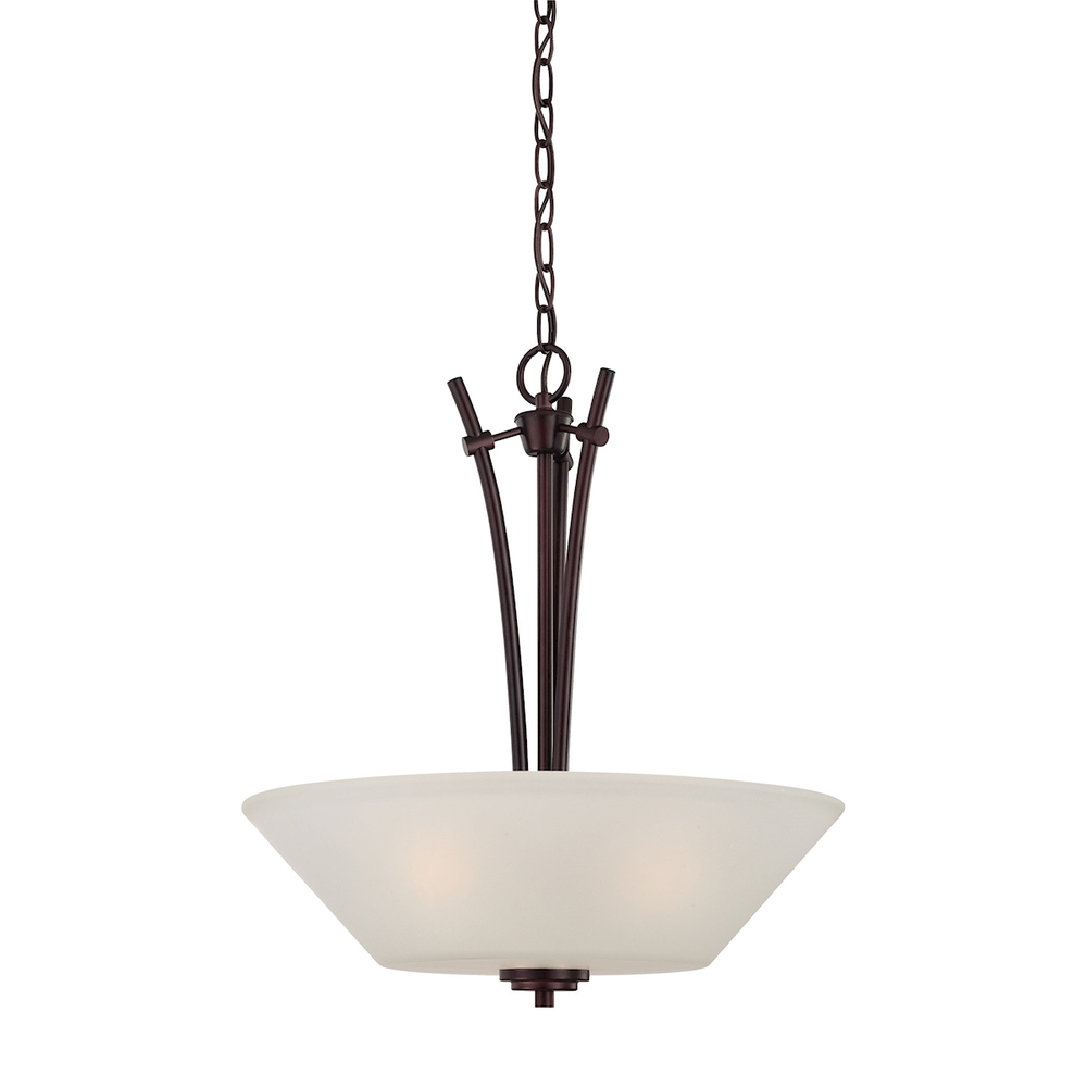 Thomas - Pittman 3-Light Pendant in Sienna Bronze