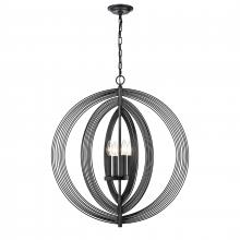 ELK Home H0019-9622 - Orme 27'' Wide 4-Light Pendant - Black