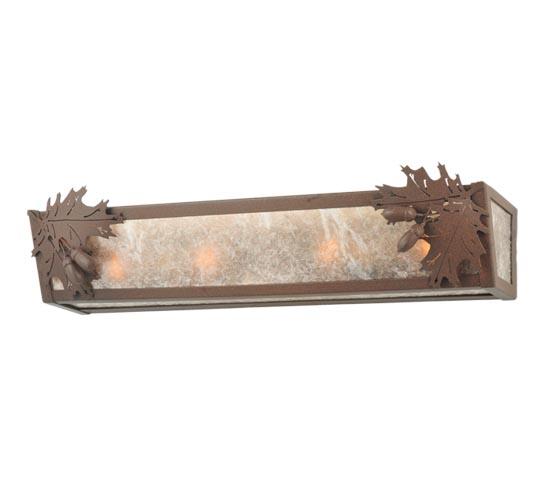 24"W Oak Leaf & Acorn Vanity Light