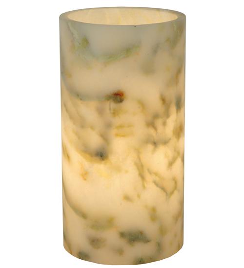 3.5"W Cylindre Light Green Jadestone Shade