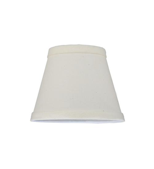 5.25"W X 4"H Natural Linen Fabric Shade