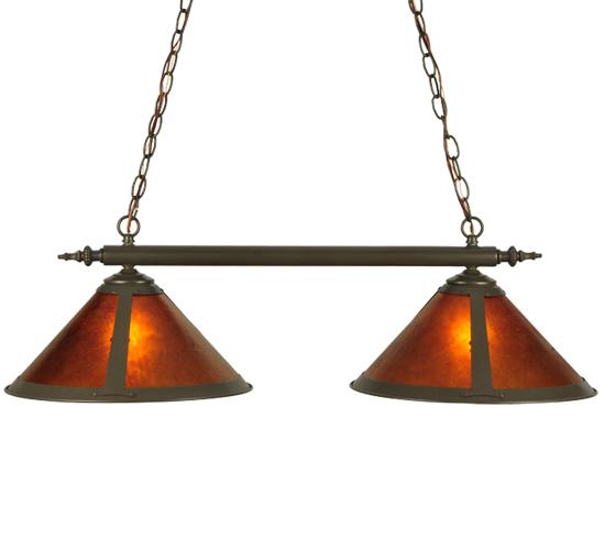 35" Long Sutter 2 Light Island Pendant