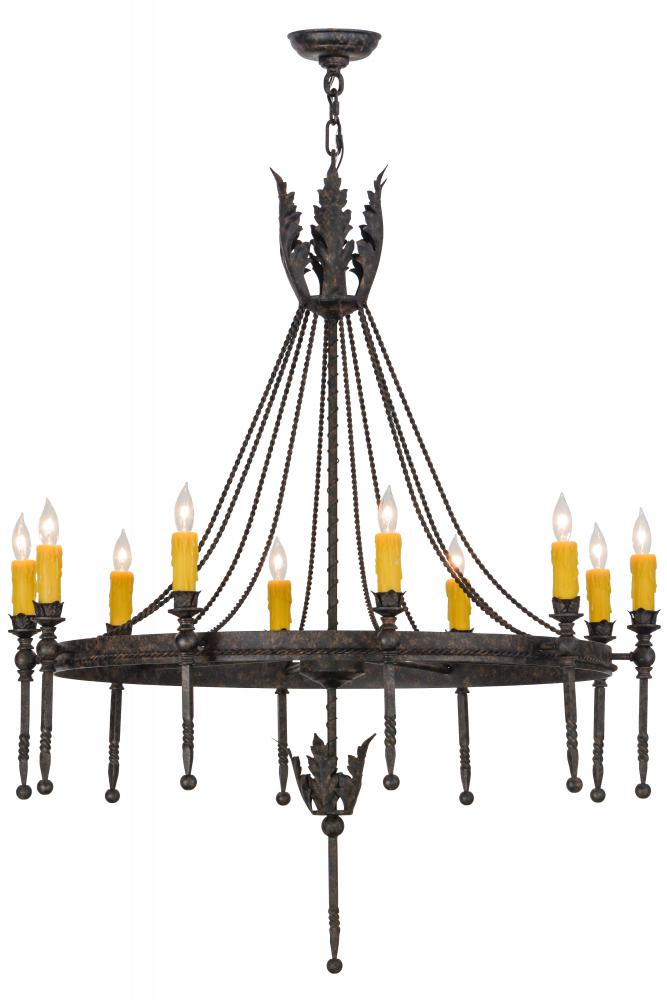 36" Wide Amaury 10 Light Chandelier