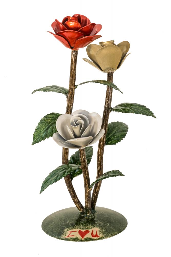 7"W Rosa Sculpture