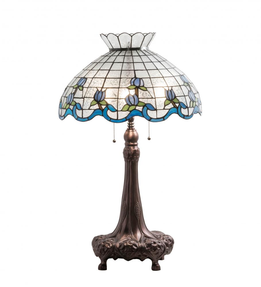 32" High Roseborder Table Lamp