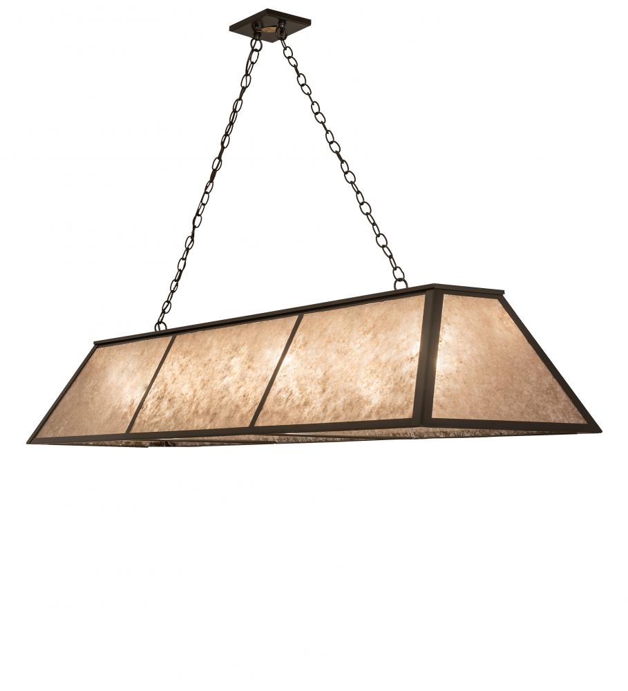 70" Long Tri-Panel Oblong Pendant