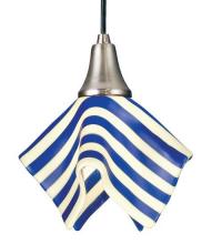 Meyda White 102070 - 9"W Metro Fusion Slick Mini Pendant