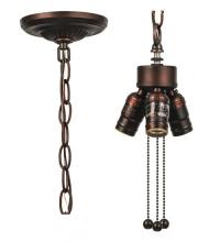 Meyda White 10338 - 5" Wide 3 Light Pendant Hardware