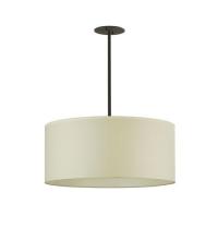 Meyda White 108954 - 36"W Cilindro White Textrene Pendant