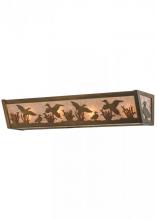 Meyda White 113060 - 24"W Ducks in Flight Vanity Light