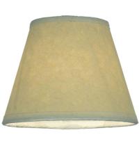 Meyda White 116558 - 5"W X 4"H Aged Celadon Beige Parchment Shade