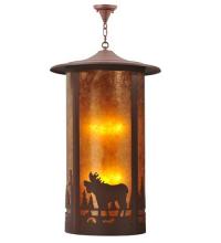 Meyda White 118489 - 24" Wide Fulton Moose Creek Pendant