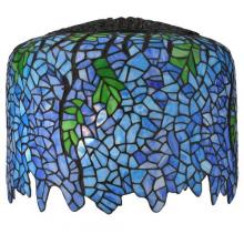 Meyda White 118687 - 18" Wide Tiffany Wisteria Shade