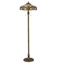 Meyda White 119598 - 60"H Franco Floor Lamp