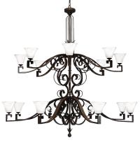 Meyda White 119776 - 72" Wide Noah Chandelier