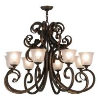 Meyda White 120273 - 37"W Belvedere 8 LT Chandelier