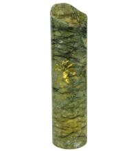 Meyda White 123474 - 4"W Cylindre Green Jadestone Shade