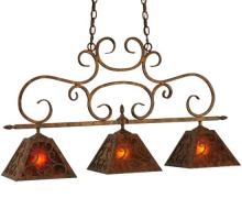 Meyda White 127374 - 42" Long Bandolei 3 Light Island Pendant