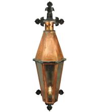 Meyda White 128683 - 14"W Millesime Lantern Wall Sconce