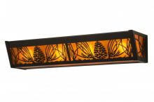 Meyda White 130361 - 24"W Mountain Pine Vanity Light