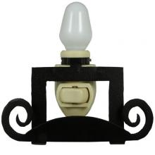 Meyda White 132611 - 4"W Bracket Night Light