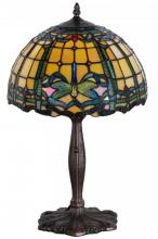 Meyda White 138586 - 19"H Dragonfly Trellis Accent Lamp