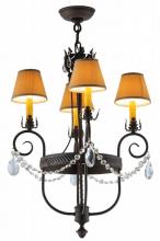 Meyda White 142451 - 19"W Antonia 4 LT Chandelier