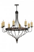 Meyda White 160814 - 48" Wide Bottini 8 Light Chandelier