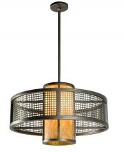 Meyda White 146020 - 24" Wide Cilindro Mesh Pendant