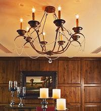 Meyda White 146638 - 32" Wide Jaya Chandelier