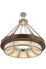 Meyda White 158295 - 48" Wide Cilindro Ventura Pendant