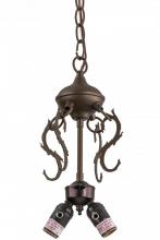 Meyda White 158681 - 9"W Tyler Bronze 2 LT Pendant Hardware