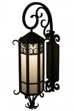 Meyda White 158954 - 12"W Caprice Lantern Wall Sconce