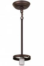 Meyda White 163149 - 5"W Mahogany Bronze 1 LT Pendant Hardware