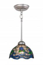 Meyda White 165802 - 8"W Roseborder Mini Pendant