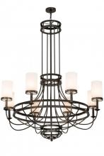 Meyda White 171146 - 60"W Saxony 8 LT Chandelier