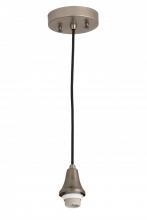 Meyda White 178632 - 5"W Brushed Nickel 1 LT Pendant Hardware