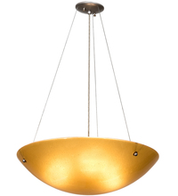 Meyda White 197334 - 24" Wide Kromatico Inverted Pendant