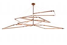 Meyda White 210950 - 216" Wide Isotope Chandelier