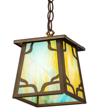 Meyda White 213931 - 7" Square Kirkpatrick Pendant