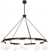 Meyda White 218453 - 76" Wide Loxley Needham 10 Light Chandelier