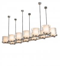 Meyda White 226532 - 150" Long Crawford 12 Light Oblong Pendant