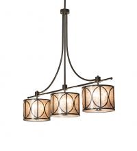 Meyda White 247578 - 90" Long Penelope 3 Light Pendant