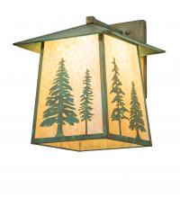 Meyda White 247829 - 16" Wide Stillwater Tall Pines Wall Sconce