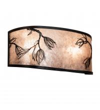 Meyda White 249138 - 20" Wide Lone Pine Wall Sconce