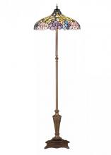 Meyda White 30451 - 64"H Wisteria Floor Lamp