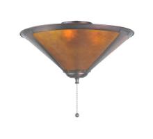 Meyda White 38059 - 16" Wide Sutter Fan Light Fixture