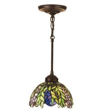 Meyda White 48922 - 8"W Tiffany Honey Locust Mini Pendant